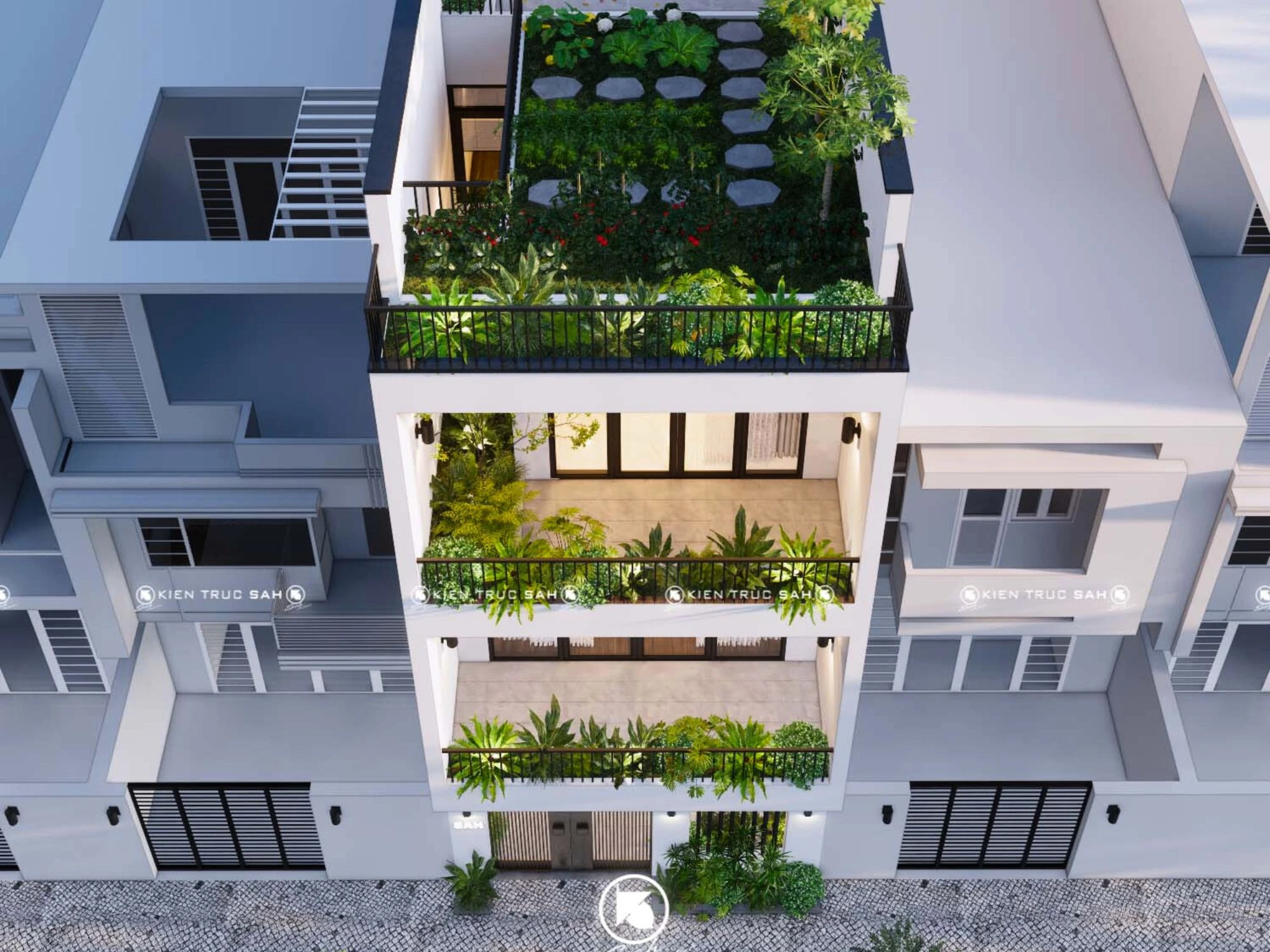Nhà Phố 3 Tầng 4 Phòng Ngủ Kèm Sân Thượng Trồng Rau Xanh Mát Tại Bắc Giang