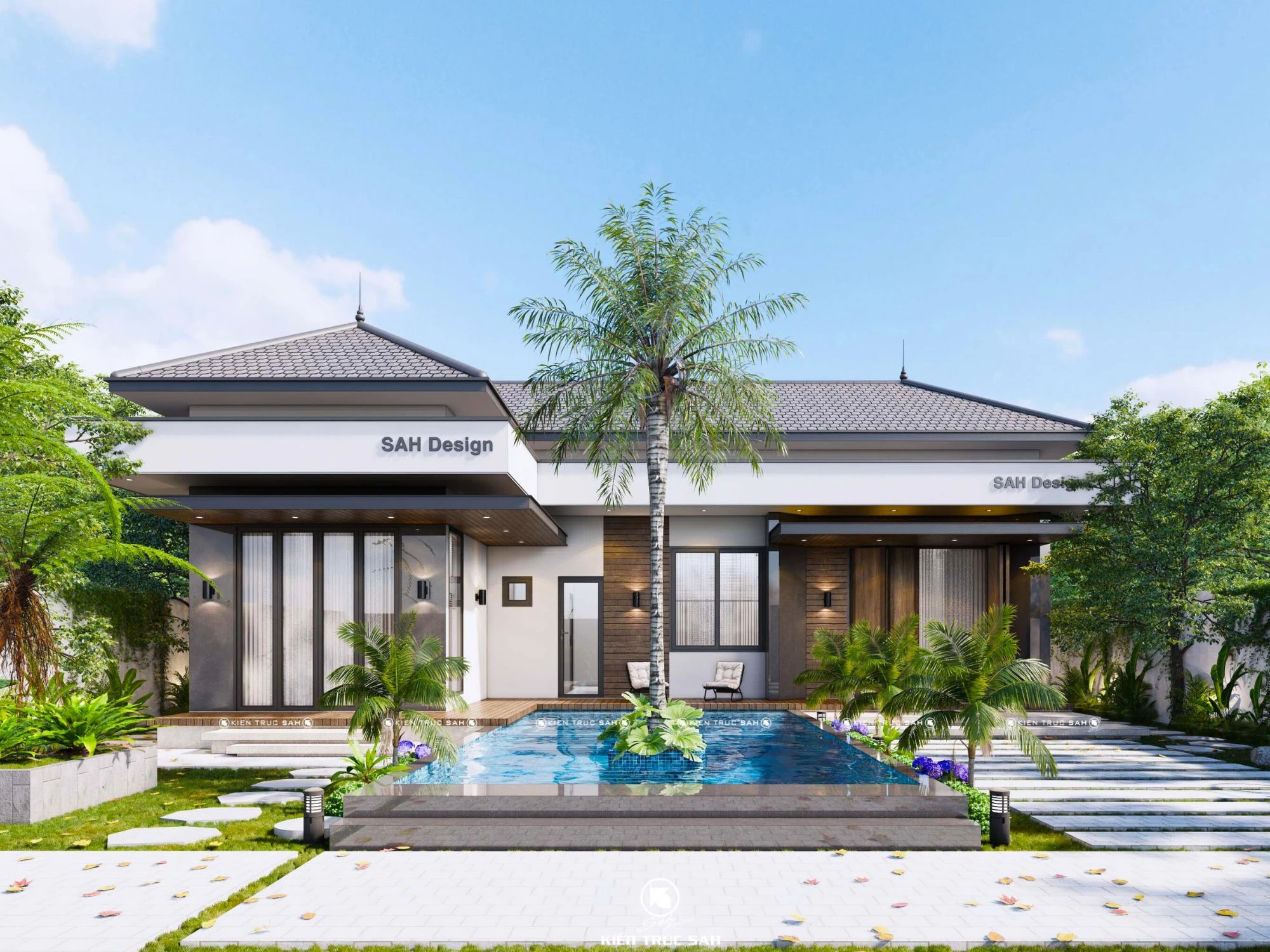 Nhà Vườn 4 Phòng Ngủ Hiện Đại Giữa Lòng Hà Nội