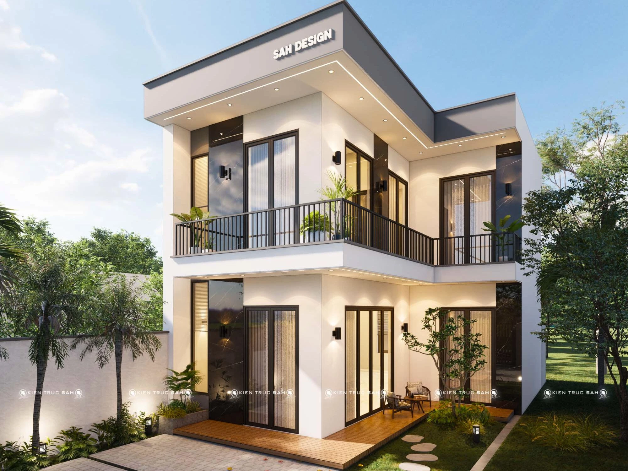 Mẫu Nhà Phố 2 Tầng 4 Phòng Ngủ Hiện Đại Đẳng Cấp Tại TP. Hồ Chí Minh
