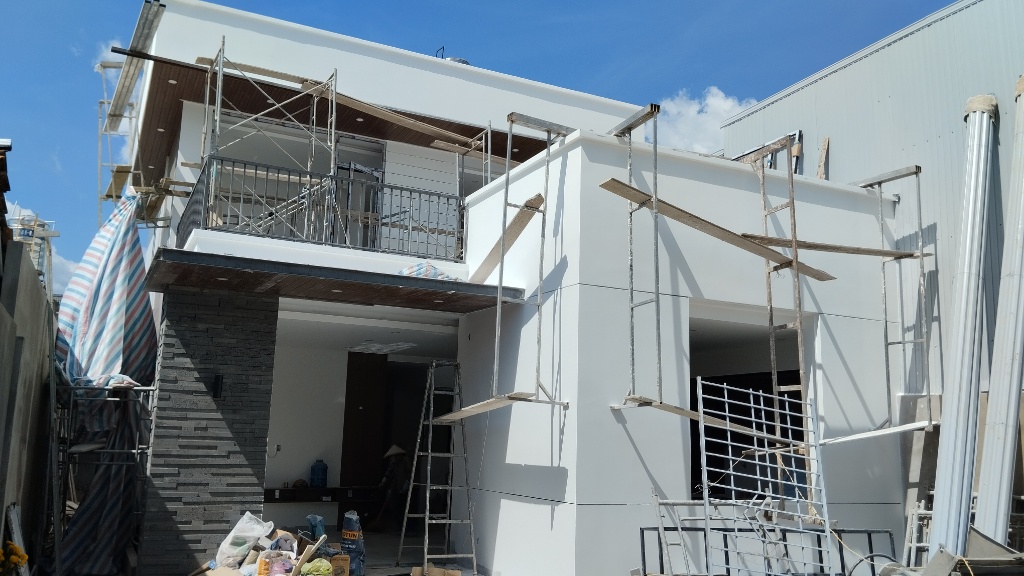 Thi công sơn hoàn thiện ngoại thất